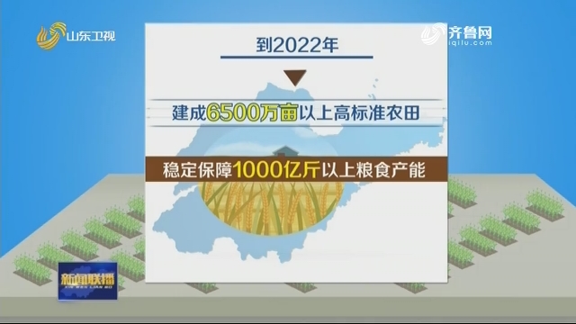 【权威发布】山东：2025年将建成8000万亩高标准农田