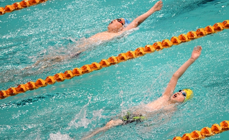 全国游泳技能等级测试济南站举行