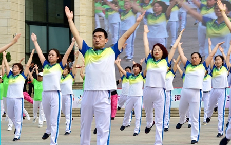 聊城：推广普及广播体操 践行全民健身行动