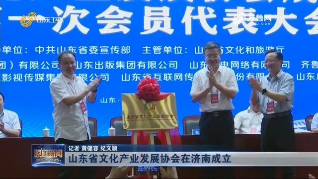 山东省文化产业发展协会在济南成立