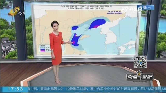 【海丽气象吧】台风“巴威”威力十足 中东部警惕强风雨