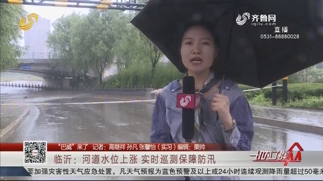 【“巴威”来了】临沂：河道水位上涨 实时巡测保障防汛