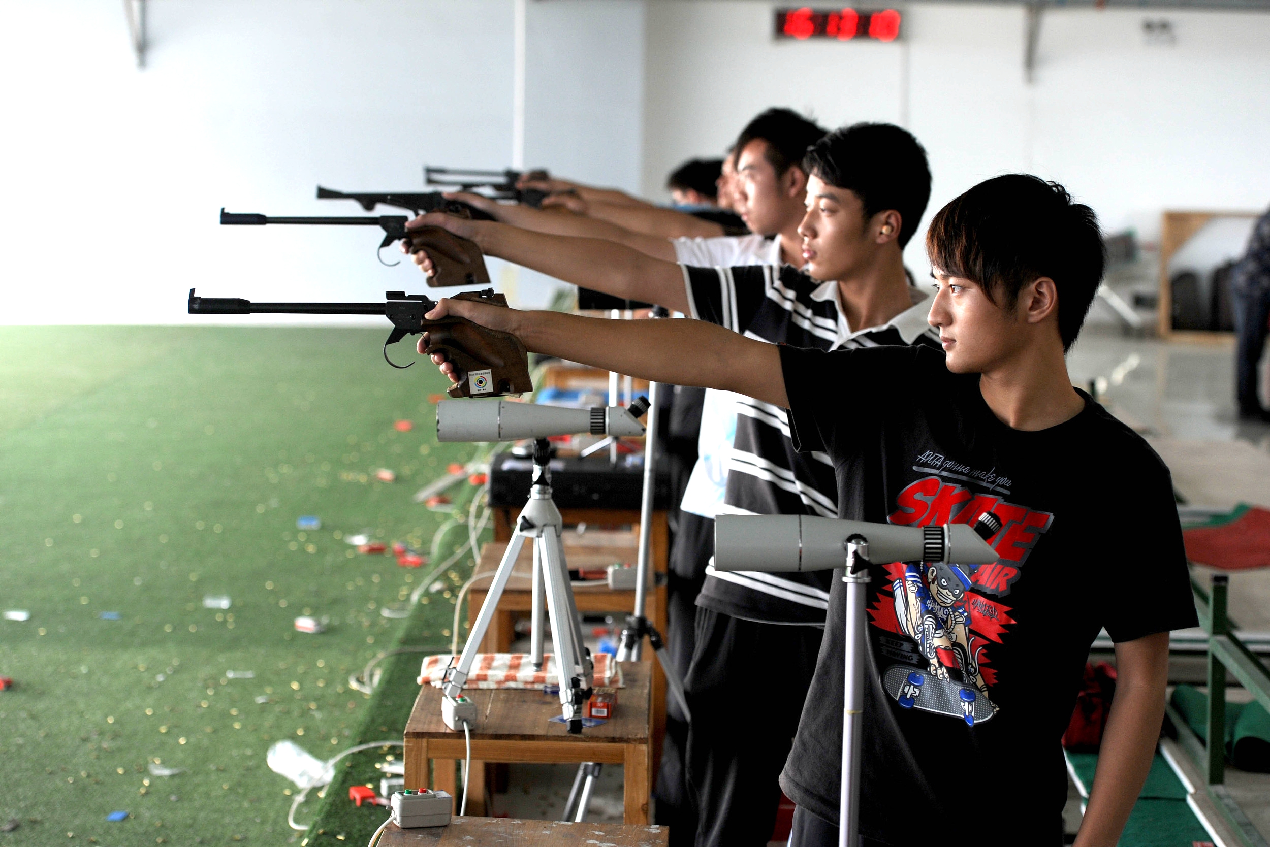 2020年济南市青少年射击锦标赛热身赛举行
