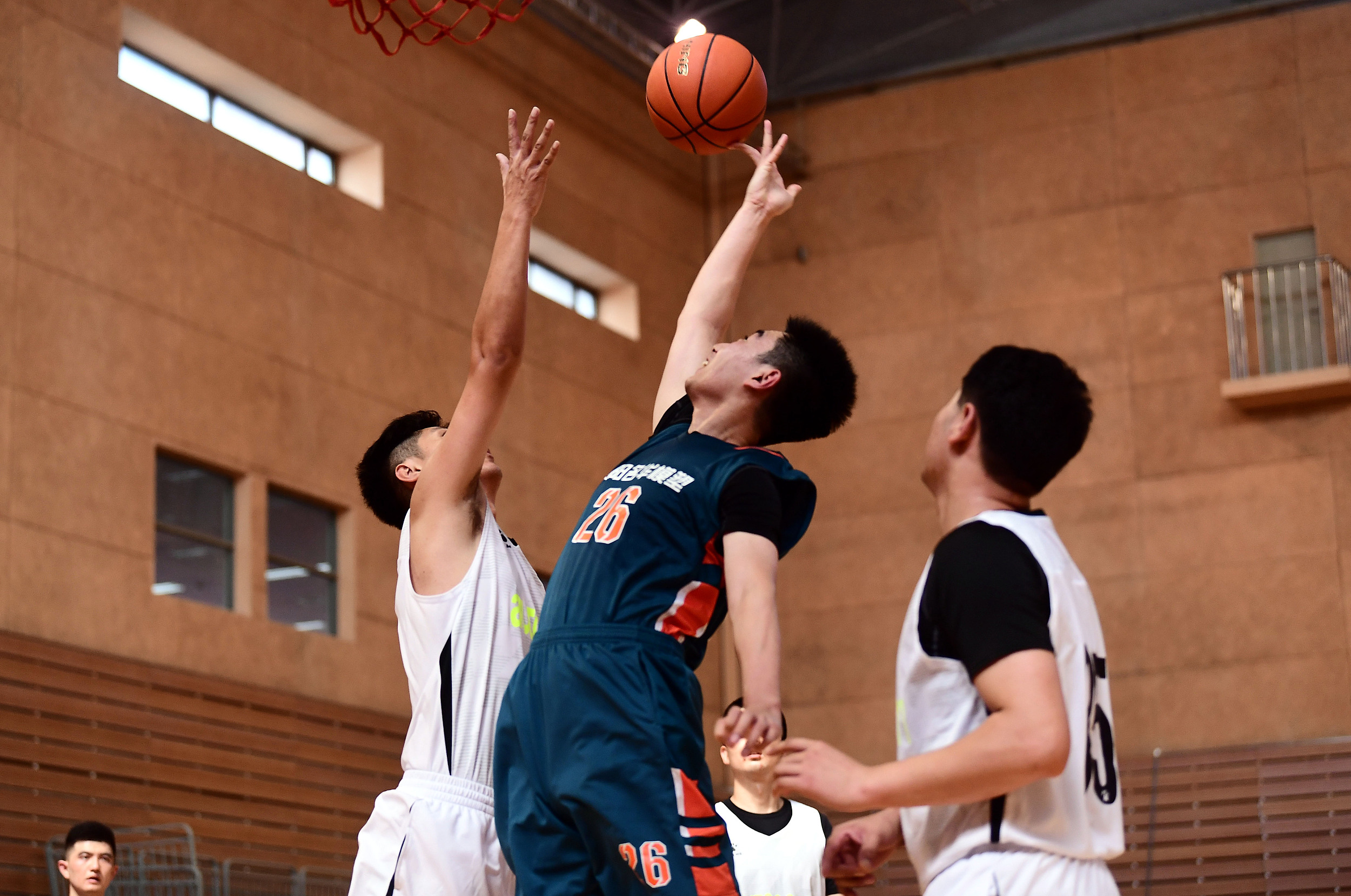 枣庄：山亭区全民健身运动会篮球比赛举行