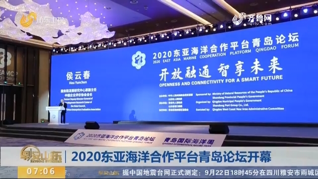 2020东亚海洋合作平台青岛论坛开幕