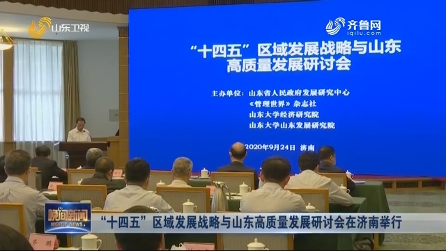 “十四五”区域发展战略与山东高质量发展研讨会在济南举行