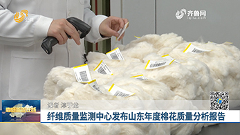 纤维质量监测中心发布山东年度棉花质量分析报告