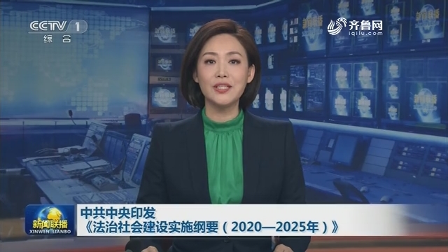 中共中央印发《法治社会建设实施纲要（2020—2025年）》