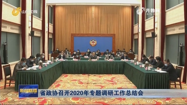 省政协召开2020年专题调研工作总结会