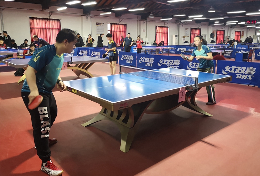 2020年济南乒乓球俱乐部联赛举行