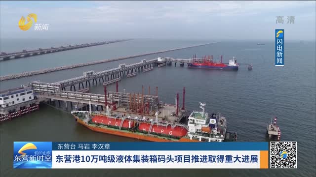 东营港10万吨级液体集装箱码头项目推进取得重大进展