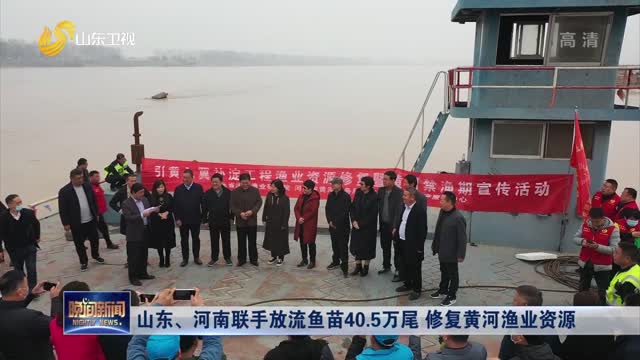 山东、河南联手放流鱼苗40.5万尾 修复黄河渔业资源