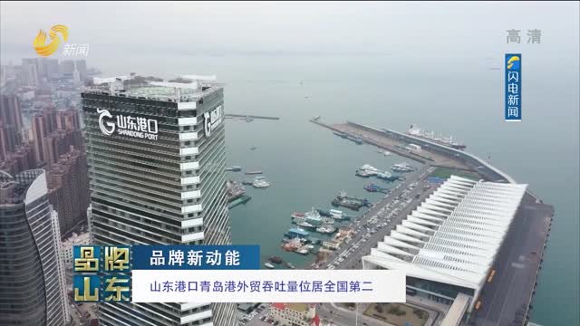 【品牌新动能】山东港口青岛港外贸吞吐量位居全国第二