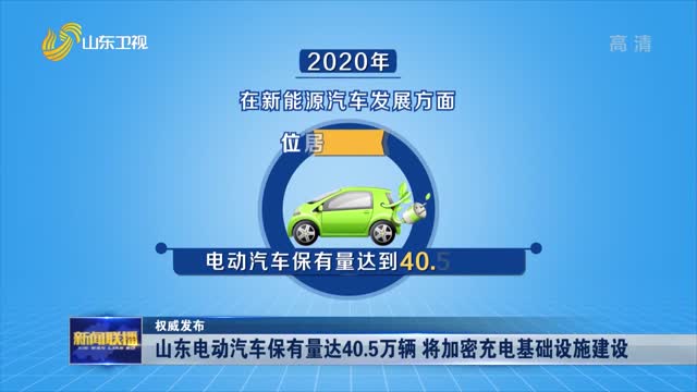 【权威发布】山东电动汽车保有量达40.5万辆 将加密充电基础设施建设