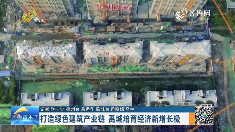 打造绿色建筑产业链  禹城培育经济新增长极