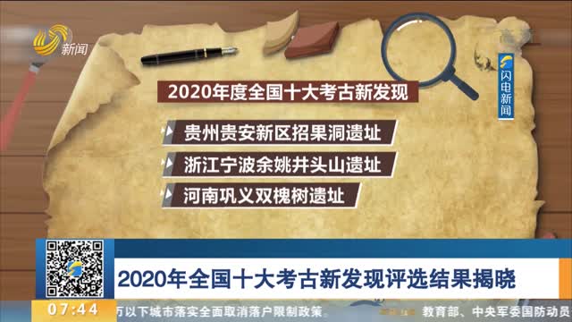 2020年全国十大考古新发现评选结果揭晓