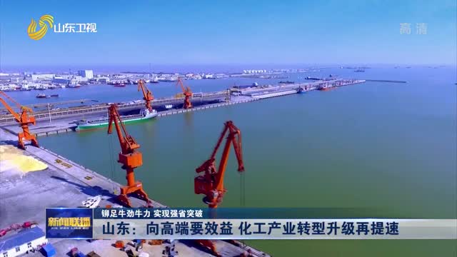 【铆足牛劲牛力 实现强省突破】山东：向高端要效益 化工产业转型升级再提速