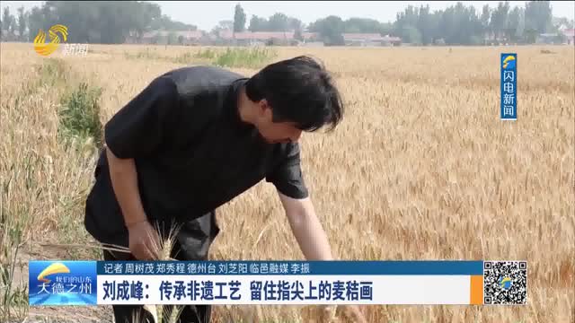 刘成峰：传承非遗工艺 留住指尖上的麦秸画