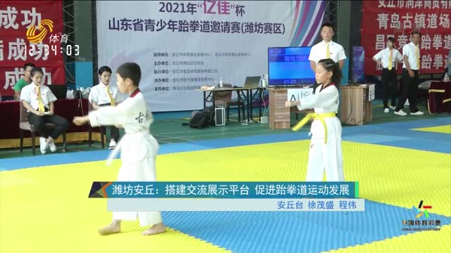 潍坊安丘：搭建交流展示平台 促进跆拳道运动发展