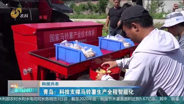 【科技兴农】青岛：科技支撑马铃薯生产全程智能化