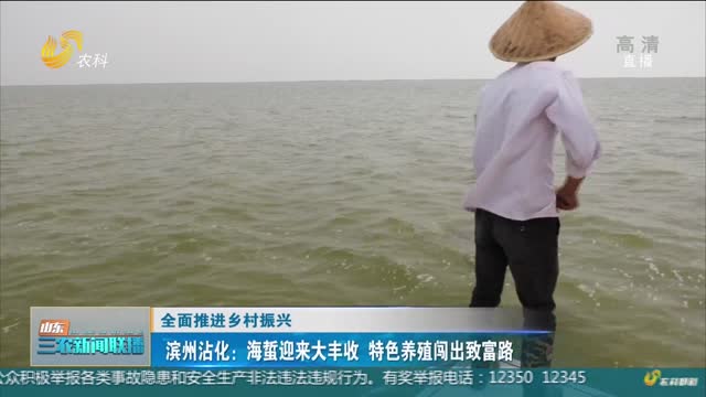 【全面推进乡村振兴】滨州沾化：海蜇迎来大丰收 特色养殖闯出致富路