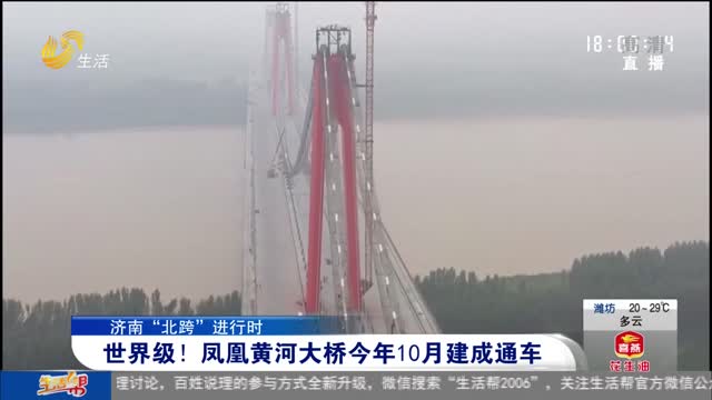 【济南“北跨”进行时】世界级！凤凰黄河大桥今年10月建成通车