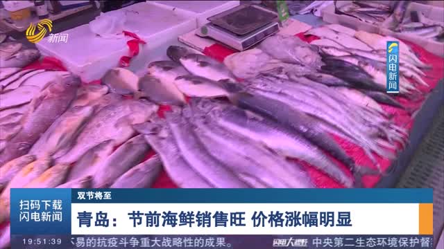 【双节将至】青岛：节前海鲜销售旺 价格涨幅明显