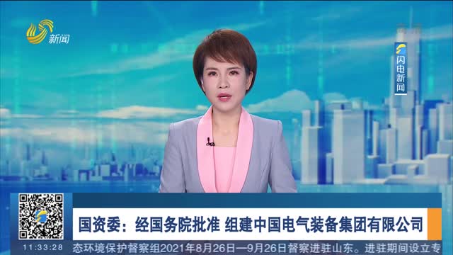 国资委：经国务院批准 组建中国电气装备集团有限公司