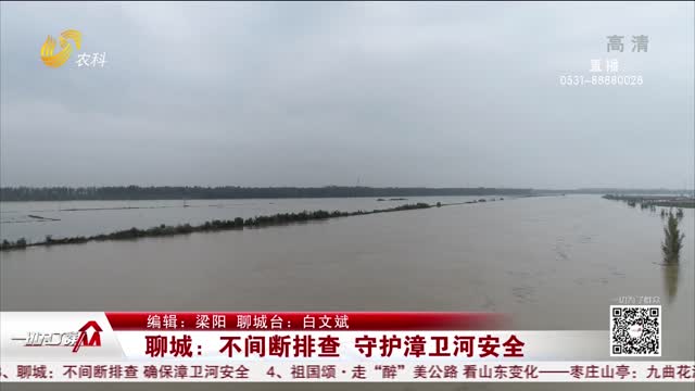 聊城：不间断排查 守护漳卫河安全