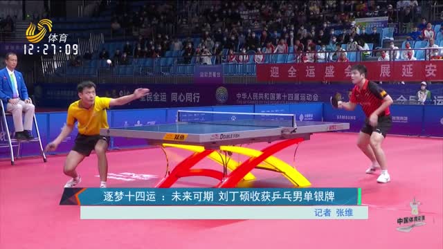 逐梦十四运 ：未来可期 刘丁硕收获乒乓男单银牌