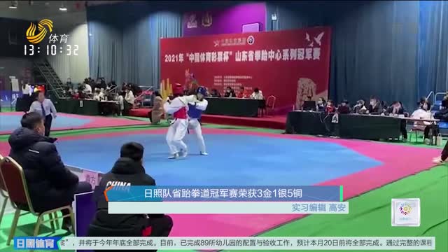 日照队省跆拳道冠军赛荣获3金1银5铜