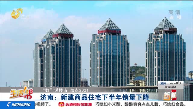【“数”说楼市 盘点2021】济南：新建商品住宅下半年销量下降