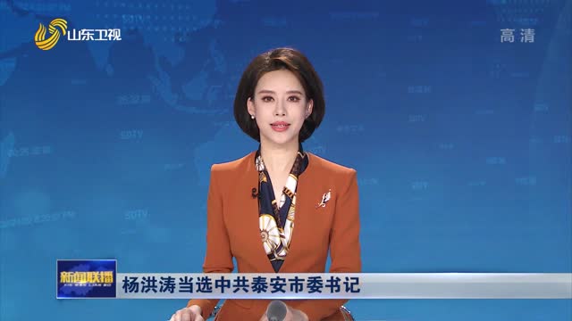 杨洪涛当选中共泰安市委书记