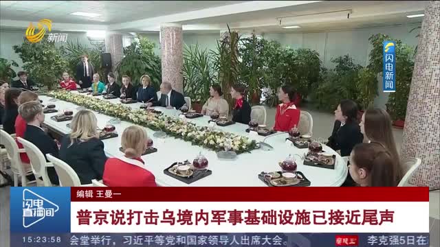 普京说打击乌境内军事基础设施已接近尾声
