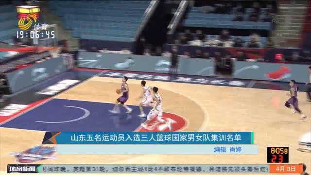 山东5名运动员入选三人篮球国家男女队集训名单