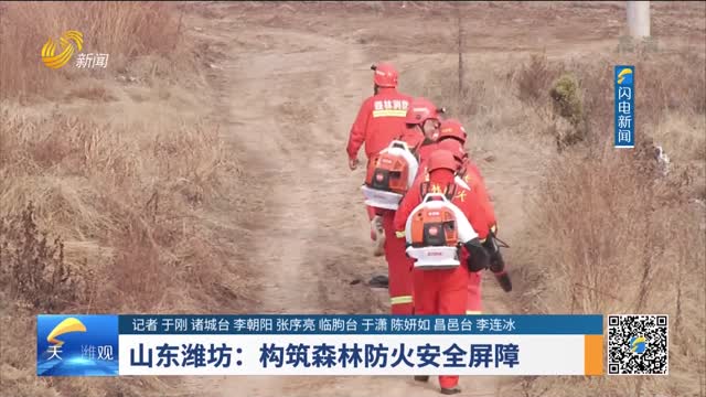 山东潍坊：构筑森林防火安全屏障