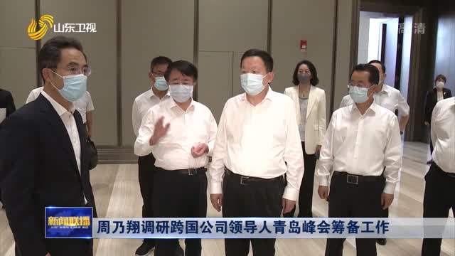 周乃翔调研跨国公司领导人青岛峰会筹备工作