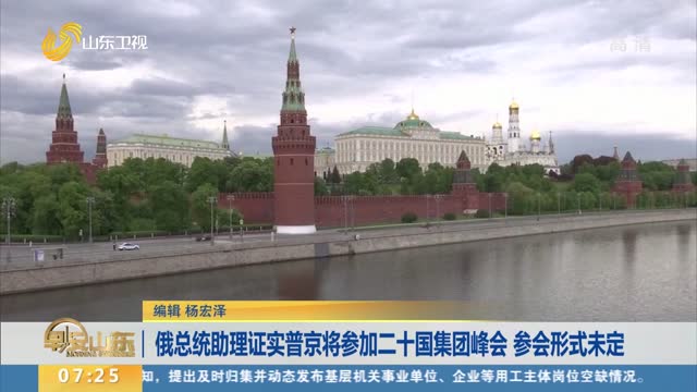 俄总统助理证实普京将参加二十国集团峰会 参会形式未定