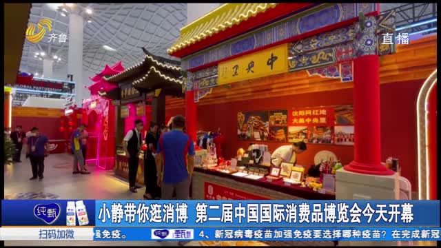 小静带你逛消博 第二届中国国际消费品博览会今天开幕