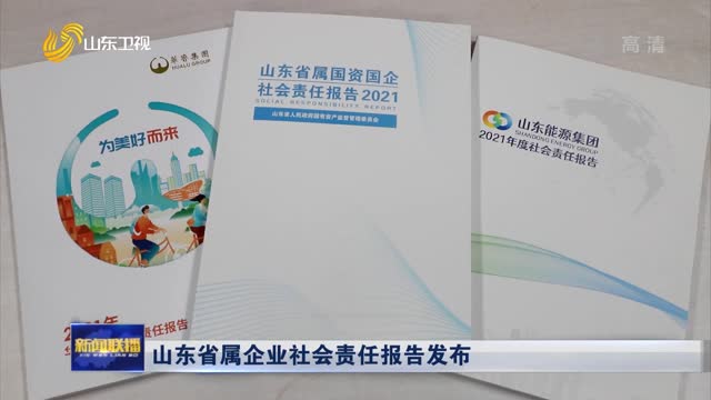 山东省属企业社会责任报告发布