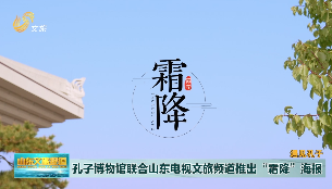 【遇见孔子】 孔子博物馆和山东文旅频道联合推出霜降海报