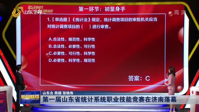 第一届山东省统计系统职业技能竞赛在济南落幕