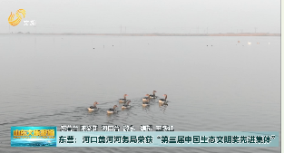 东营：河口黄河河务局荣获“第三届中国生态文明奖先进集体”