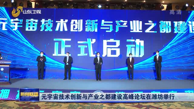 元宇宙技术创新与产业之都建设高峰论坛在潍坊举行
