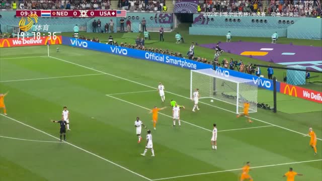 盘点世界杯：2022年卡塔尔世界杯1/8决赛 荷兰3-1美国