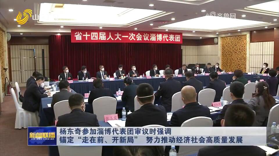 杨东奇参加淄博代表团审议时强调 锚定“走在前、开新局” 努力推动经济社会高质量发展
