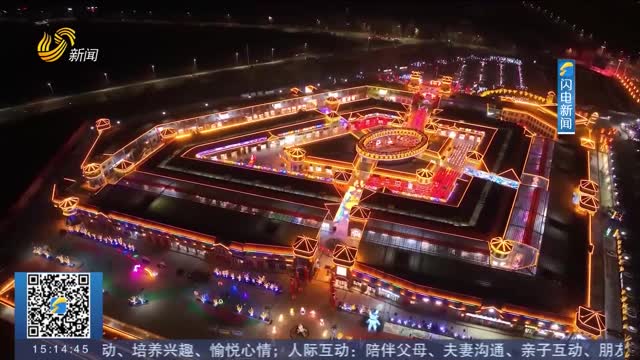 德州：新春灯会精彩上演 各色花灯惹人陶醉