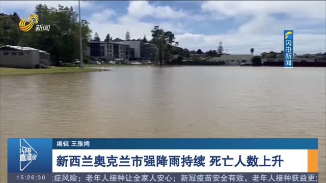 新西兰奥克兰市强降雨持续 死亡人数上升
