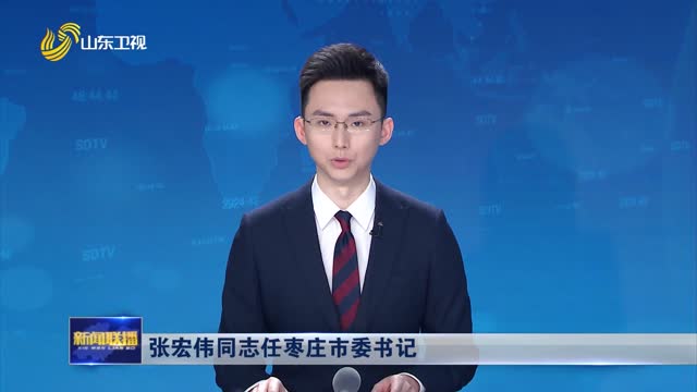 张宏伟同志任枣庄市委书记