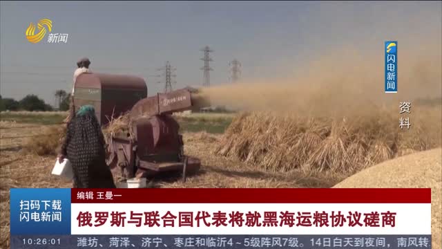 俄罗斯与联合国代表将就黑海运粮协议磋商